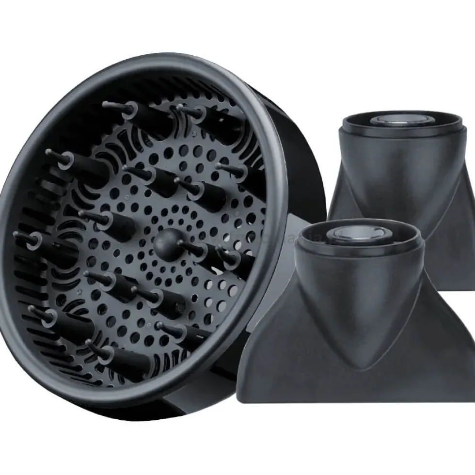 Zestaw Diva Atmos Atom 2 Suszarka do włosów z dyfuzorem czarna 2000W + wymienna obudowa różne kolory