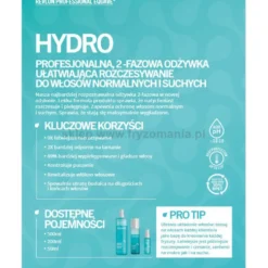 Zestaw: 2 x Revlon Equave Hydro dwufazowa odżywka nawilżająca w sprayu z keratyną 500ml