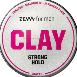 ZEW for men Clay matowa glinka do włosów, mocna