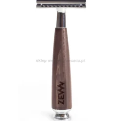ZEW for men Maszynka do golenia na wymienne żyletki z drewna jesionowego