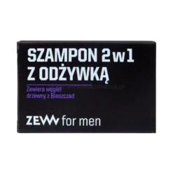 ZEW for men 2w1 Szampon z odżywką do włosów dla mężczyzn, kostka 85ml