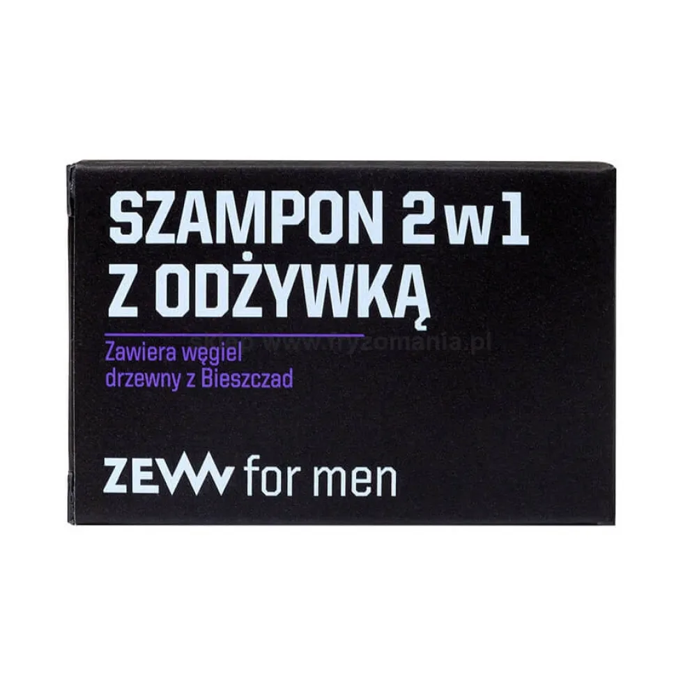 ZEW for men 2w1 Szampon z odżywką do włosów dla mężczyzn, kostka 85ml